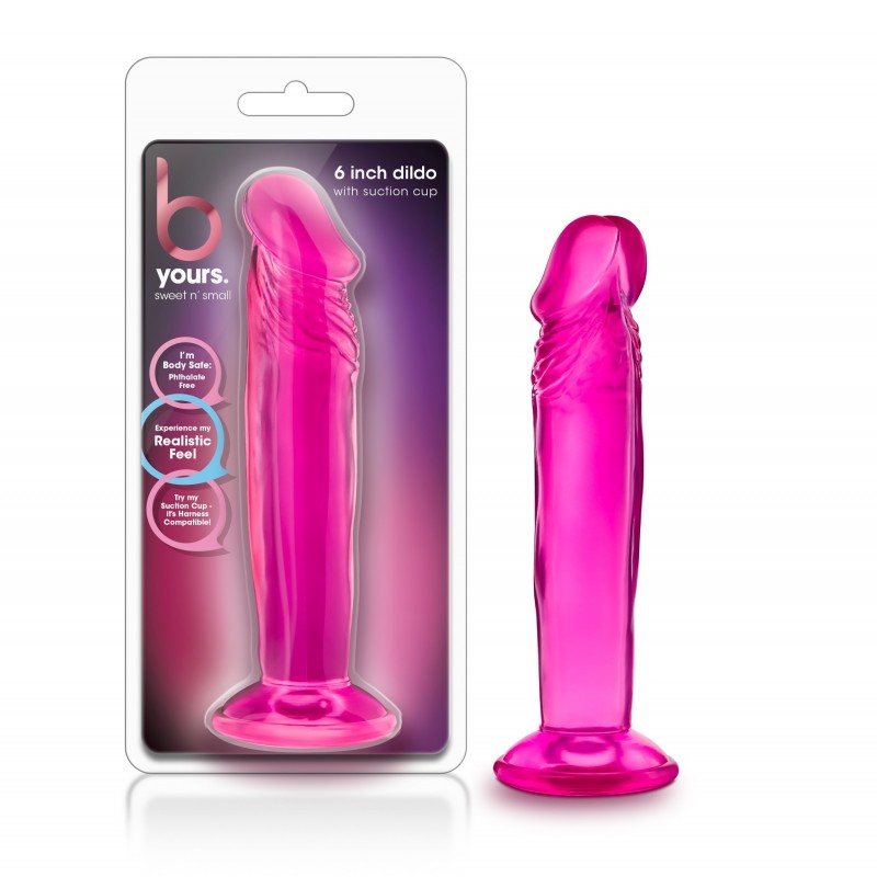 B Yours Sweet n Small 6'' Dildo - Pink